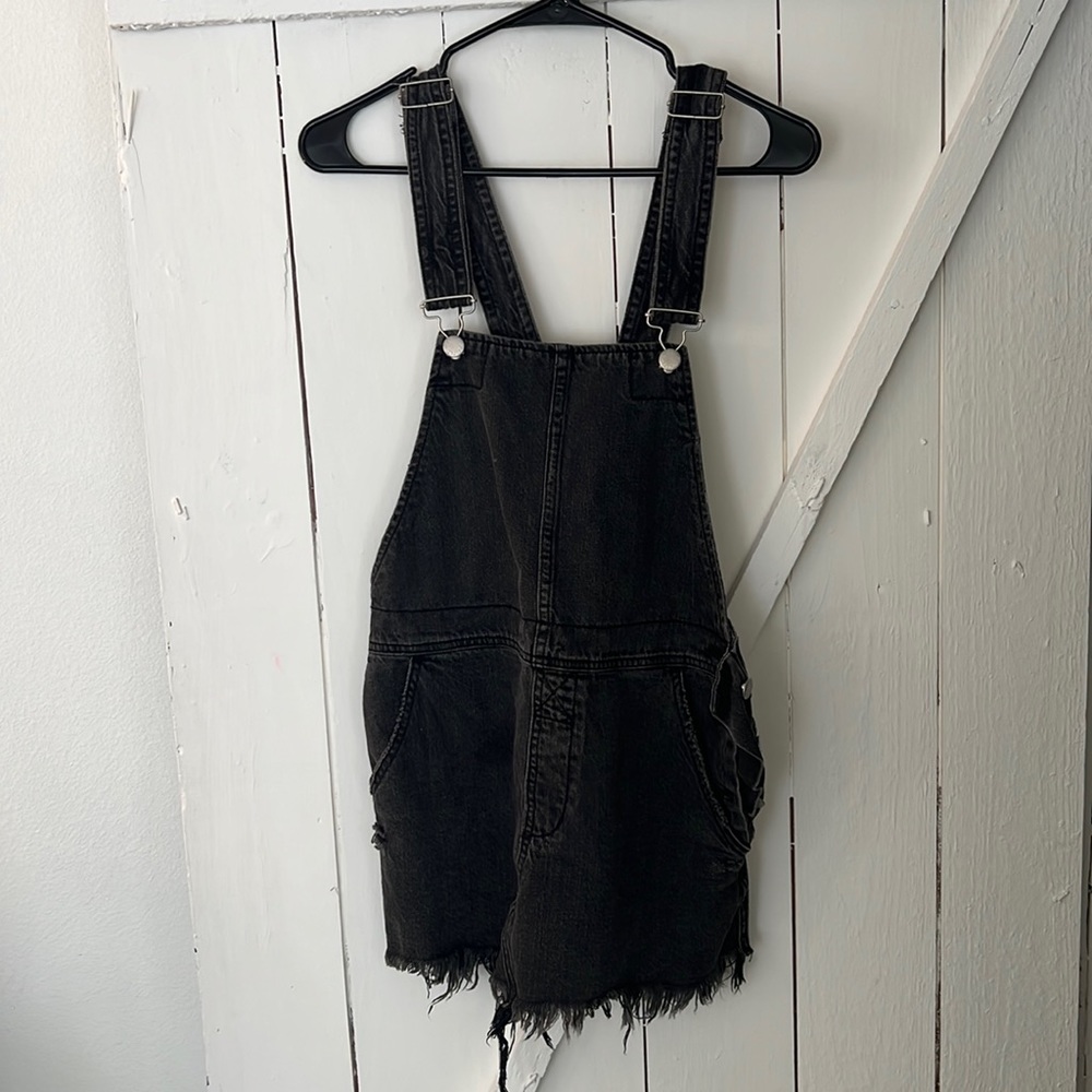 Free people denim overall dress